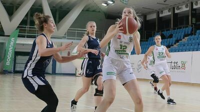 Martyna Goszczyńska (z piłką) może zaliczyć turniej w Gdańsku do udanych

