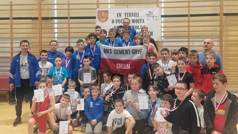 W Kocudzy zawodnicy Cementu-Gryfa Chełm zdobyli 11 złotych medali<br />
<br />
