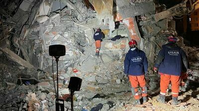 Skutki trzęsienia ziemi w Turcji