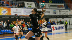 Oktawia Płomińska zagrała w Elblągu bardzo dobre zawody
