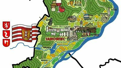 Gmina Janowiec z jej zabytkami, symbolami oraz innymi charakterystycznymi elementami nadwiślańskiego krajobrazu