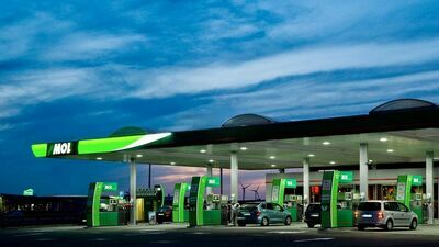 Jedna ze stacji paliw węgierskiej firmy