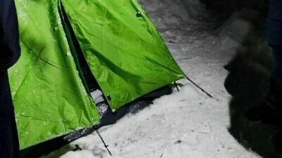 Namiot Anny rozbity w środku żyrzyńskiego lasu. To tutaj kobieta mieszkała od kilku miesięcy