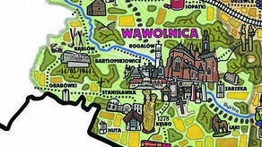 Przyszła pora na Wąwolnicę. Domicjan Grabowski namalował kolejną mapę