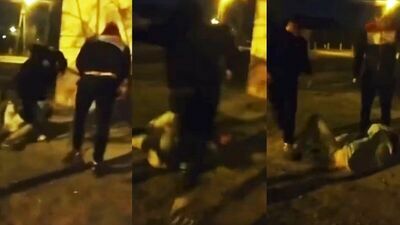 Sceny z filmu umieszczonego w internecie