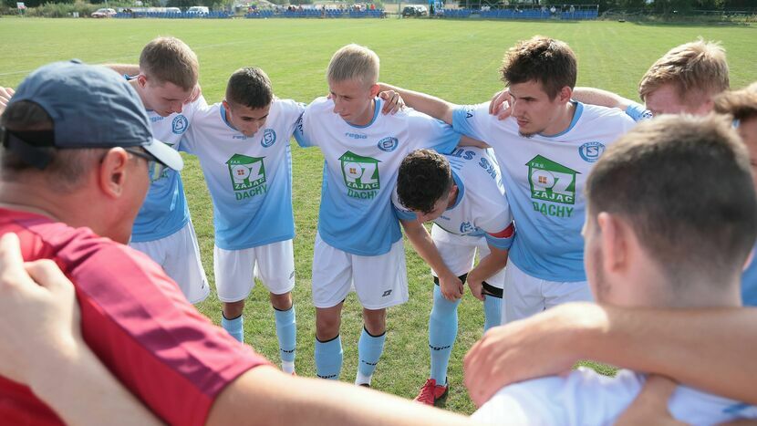 Piłkarze LKS Stróża celują w utrzymanie się w lubelskiej klasie okręgowej<br />
<br />

