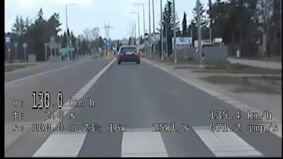 Lublin. Młody kierowca mercedesa momentalnie stracił prawo jazdy. 45 punktów karnych. Nagranie