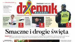  Pierwsza strona Dziennika Wschodniego z 27 marca 2023 r. 