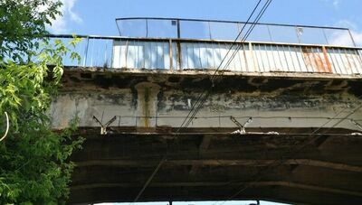 Wiadukt drogowy w powiecie łukowskim