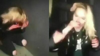 Nagranie z filmu z pobicia dziewczyny 