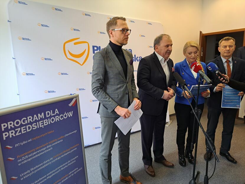 Konferencja lubelskich polityków PO