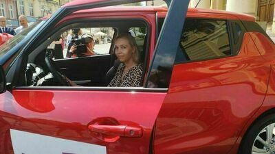 Pani Beata wygrała w miejskiej loterii podatkowej w 2022 roku 