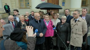 Konferencja prasowa polityków KO