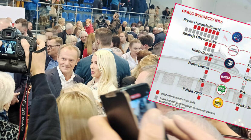 Spotkanie Donalda Tuska z wyborcami w Białej Podlaskiej