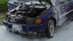 Zniszczony samochód