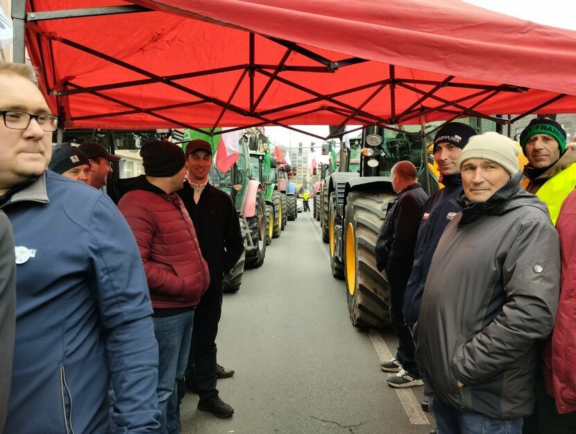 Protest rolników w Hrubieszowie