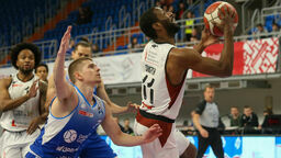 Polski Cukier Start – MKS Dąbrowa Górnicza 91:89. Wygrana w ostatnim meczu u siebie [zdjęcia]