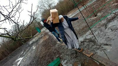 Kobiety, dzieci i ruskie rakiety C300. "Pomagać będziemy dopóki pomoc będzie docierać"