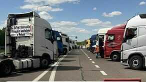 Przewoźnicy zablokują dziś kolejne przejście "Protest aż do skutku" 