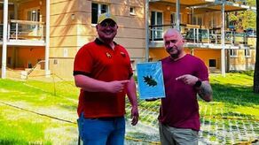  Adam Kościańczuk z Tomaszem Kupianem 