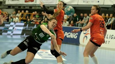 Mistrzynie za mocne. MKS FunFloor po raz kolejny przegrał z Zagłębiem Lubin [zdjęcia]