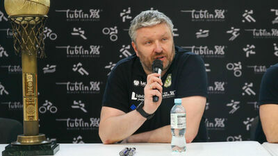 Krzysztof Szewczyk doprowadził Polski Cukier AZS UMCS Lublin do zwycięstwa w Energa Basket Lidze Kobiet. Teraz czas na podobny sukces w rywalizacji studentek