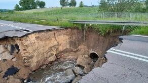 Szacowane koszty naprawy drogi mają być znane w poniedziałek