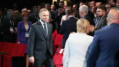Lublin. Prezydent Andrzej Duda otworzył III Samorządowy Kongres Trójmorza. Zdjęcia