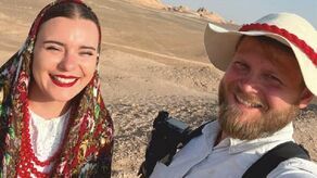 Marta i Maciek - twórcy projektu Folkaround