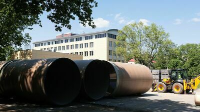 Koniec z kałużami w Świdniku. Po deszczu nie utkniemy w jeziorku