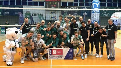 Drużyna prowadzona przez Bartłomieja Rebzdę wywalczyła historyczny awans na zaplecze PlusLigi