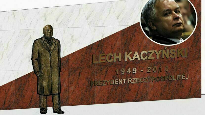 Wizualizacja pomnika Lecha Kaczyńskiego w Lublinie