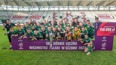 GKS Górnik Łęczna – wicemistrz Polski
