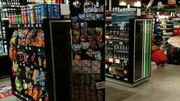 Stoisko w strefie wolnocłowej lotniska