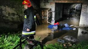 Lało jak z cebra. Kilkanaście strażackich interwencji w niecałe dwie godziny