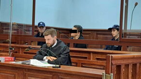 Monika S. podczas ostatniego dnia rozprawy