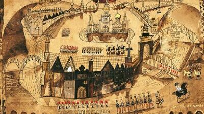 Józef Wilkoń w Muzeum Czechowicza