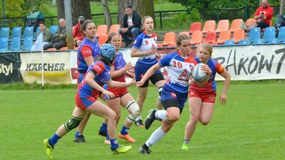 Amazonki Budowlani Lublin zajęły trzecie miejsce podczas IV Turnieju Mistrzostw Polski Rugby 7 Kobiet U 16
