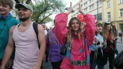 Tak się bawi, tak się bawi... Kreszowe dresy wróciły na ulice Lublina. Zdjęcia 