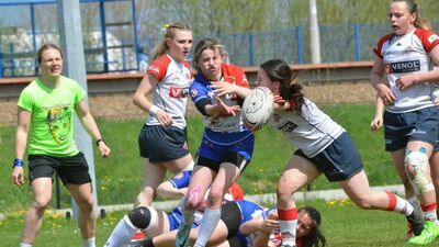 Amazonki Budowlani Lublin mają szansę na srebrny medal mistrzostw Polski U 16 w rugby 7