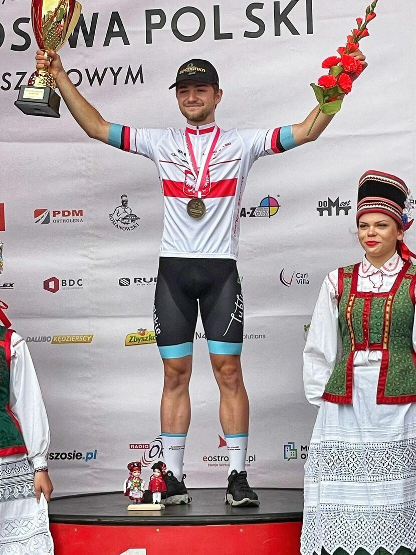 Mikołaj Szulik został mistrzem Polski orlików w wyścigu ze startu wspólnego