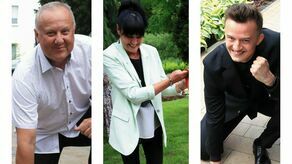 Roman Szczerbik, Małgorzata Strzałkowska-Byzdra i Jakub Kalinowski 

