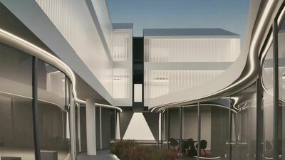 ul. Cyrulicza, Przestrzeń Światła, projekt budynku biurowo-usługowego