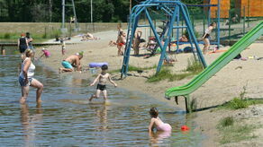 Zalew Bojary w Biłgoraju. Tutaj jest i czysta woda, i ratownicy