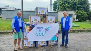 Francuzi solidarni z Ukrainą. Znowu byli w Zamościu