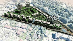 Wielofunkcyjny fragment miasta 15-minutowego w Lublinie. Dzielnica Helenów, autor inż. arch. Władysław Dubyk