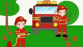 Zabawa nad wodą dla dzieci w mundurach