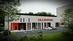 Obok nowej sali sportowej przewidziano parkingi, które powinny pomieścić około 30 samochodów
