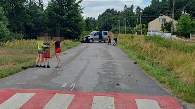 Po wypadku droga początkowo była całkowicie zablokowana, a następnie prowadzono ruch wahadłowy