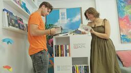 Książkowy Azyl powstał w przestrzeni młodzieżowej Hej!
